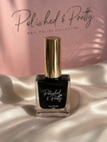 “After Dark” Black Gel Polish