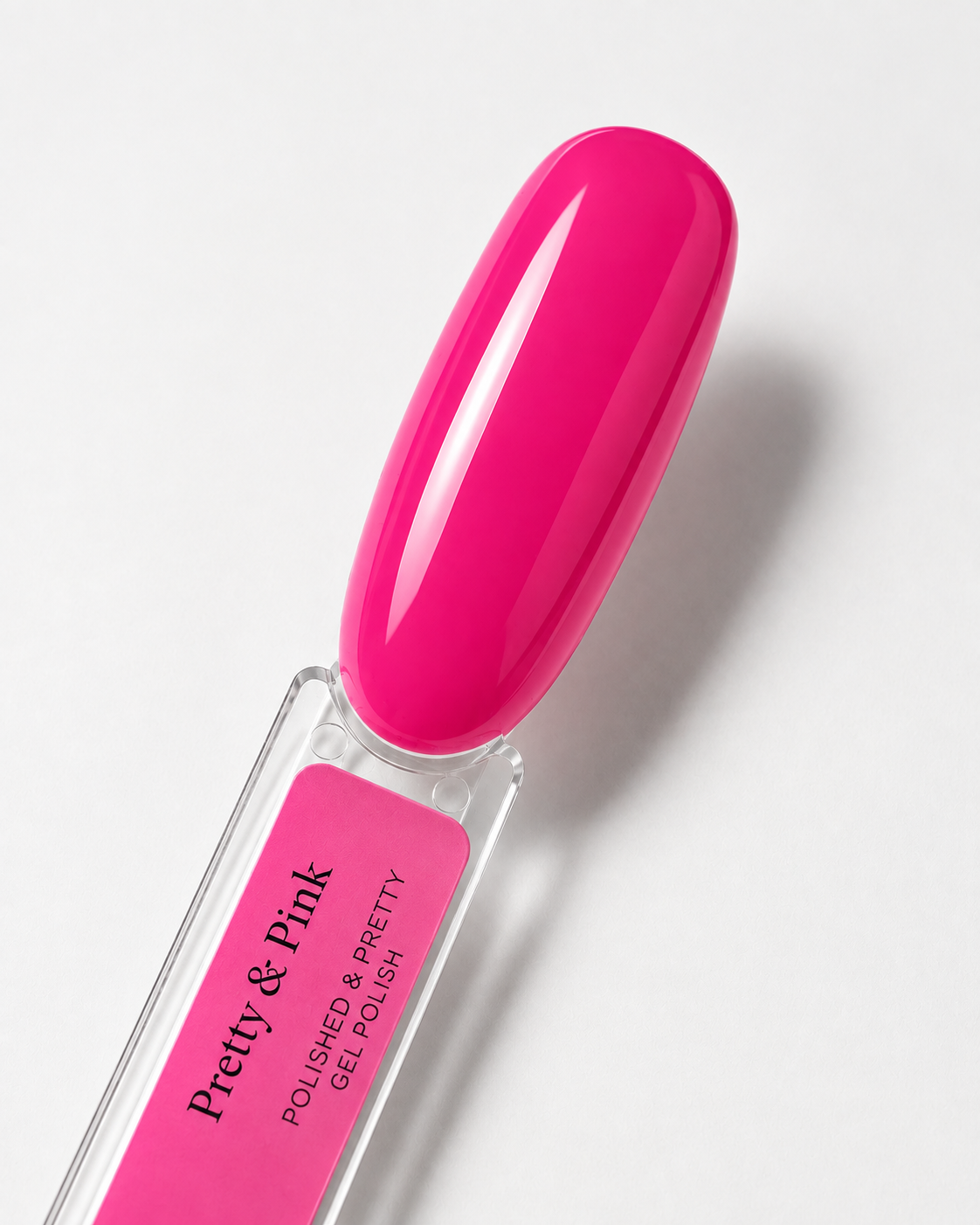 “Pretty & pink” Hot Pink Gel Polish