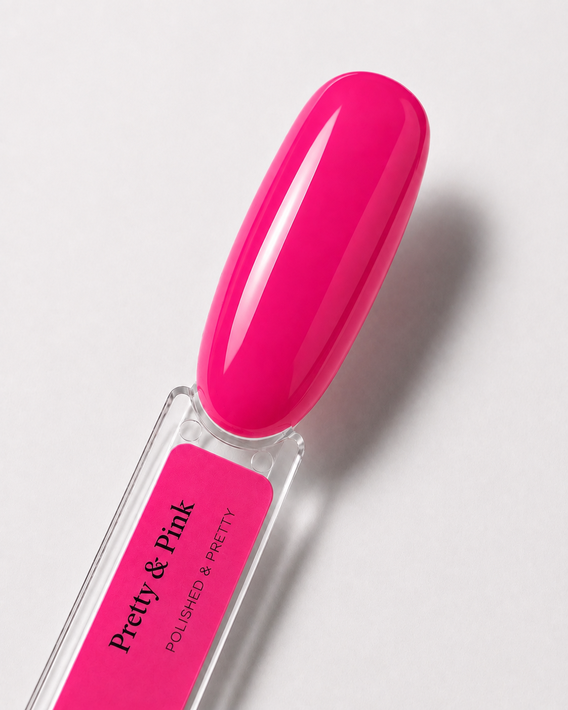 “Pretty & pink” Hot Pink Nail Polish