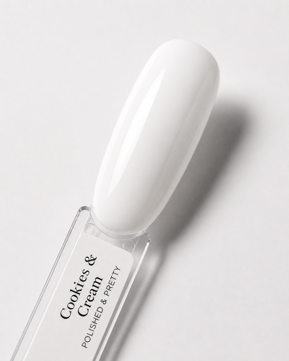 “Milk & Cookies” White Gel Polish