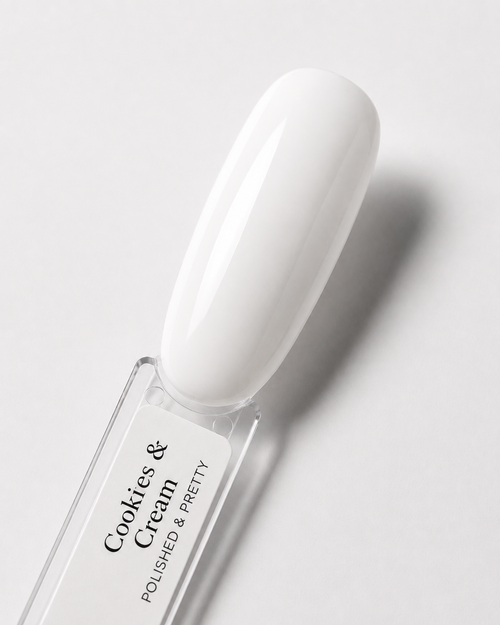 “Milk & Cookies” White Gel Polish